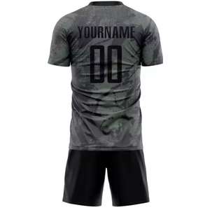 Camisetas de Fútbol Personalizadas por Sublimación, Uniforme de Fútbol Local/Visitante, 100% Poliéster, Antibacteriano, Secado Rápido, Elástico, Transferencia de Calor - Product Image 3