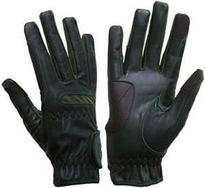 Gran oferta de guantes de cuero Ecuestre para hombre/mujer con agarre de silicona, pantalla táctil, sillín de equitación compatible con deportes de equitación - Product Image 6