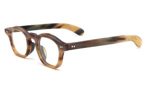 Montura de Gafas Ópticas Ecológica de Cuerno de Búfalo Natural Pulido - Product Image 5