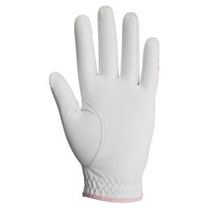 Custom Made Women's Golf Gloves 100% Premium High Quality Top Seller <b>Adjustable</b> Strap Solid Colors Cabretta Leather for Sports - Product Image 2