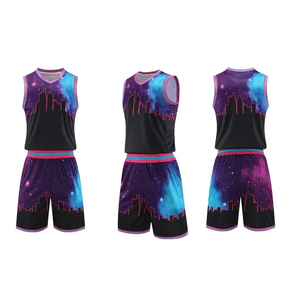 Conjunto de uniformes de baloncesto de secado rápido de alta calidad OEM al por mayor ropa deportiva de poliéster Bsci talla XS transpirable de alta calidad - Product Image 2