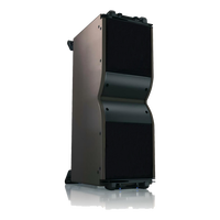 LA8 Speaker susunan garis kotak kayu 8 inci ganda terlihat terkenal klasik populer 8ohm impedansi grosir waktu Toko Khusus