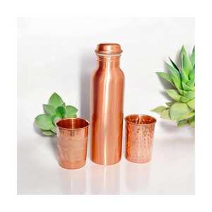 Botella de agua de cobre de la mejor calidad más vendida botella de recipiente de cobre con alta calidad - Product Image 3