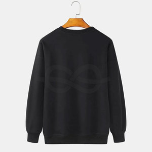 เสื้อสเวตเตอร์คอกลมผ้าคอตตอนเนื้อนุ่มแขนยาวแกรม350ลำลองออกแบบได้ตามต้องการแบบพรีเมียม - Product Image 1