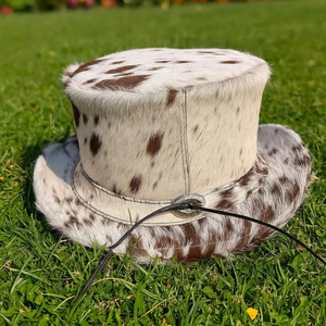 Chapeau de fête en peluche unisexe à imprimé animal en cuir de vachette, motif personnage de dessin animé, pour adultes, à porter en toutes saisons - Product Image 4