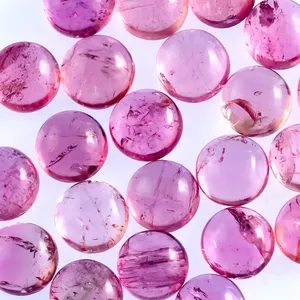 4mm turmalina Rosa Natural piedra preciosa cabujón redondo suelto IGI certificado AAA grado alta calidad fabricación de joyas al por mayor - Product Image 6