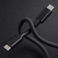 Kabel Data USB4 Tipe-C 40Gbps 240W Pengisian Cepat 8K60Hz Jaket Nilon Kepang Konduktor Tembaga Murni Kabel Ponsel