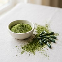 Capsules de Moringa Oleifera à base de plantes naturelles, riches en nutriments, pour soutenir la vitalité du corps
