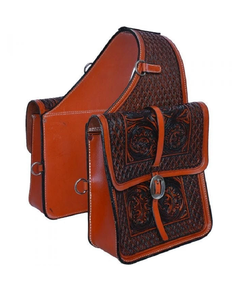 Sacs de selle de saut équestre en cuir véritable de haute qualité usinés à la main vêtements d'équitation occidentale pour chevaux - Product Image 1