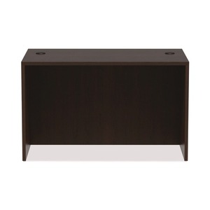 Alera Valencia Series Straight Front <b>Desk</b> Shell ALEVA214830ES Espresso-47.25 In. X 29.5 In. X 29.63 In. - Product Image 3