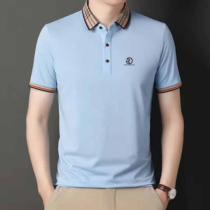 Polo de alta calidad para hombre al por mayor superior para ropa informal, Camisa de algodón 100%, polos transpirables de talla grande para hombre - Product Image 3