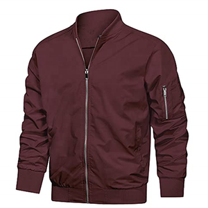 Vente en gros coupe-vent imperméable de qualité supérieure confortable poignets réglables vestes d'hiver blouson aviateur pour hommes - Product Image 5