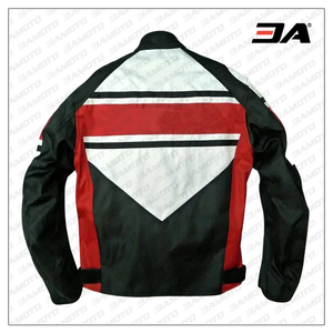 Chaqueta de Motociclismo de Cuero Vacuno Genuino Ramaha para Hombre, con Protección de Nivel 2 CE y Soporte para la Espalda - Product Image 2