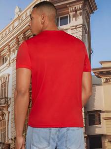 T-shirt pour homme en coton 100% pour l'été, de haute qualité, respirant, manches courtes, col rond, tee-shirt décontracté, logo personnalisé disponible - Product Image 6