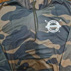 Oversized Custom Heavyweight Jersey Hoodies | Invierno Streetwear Pullover Digital Logo Print para marcas de moda Private Label - Product Image 5