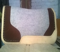 Couverture de selle occidentale en laine de l'Uttar Pradesh, tissage serré, rembourrage en polyester, équitation, Inde, fabricant de Kanpur
