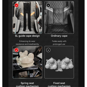 ซื้อเก้าอี้นวดไฟฟ้าแบบเต็มตัว รุ่นหรูหรา พร้อมลูกกลิ้งร้อน 2D 3D 4D ระบบ SL Track และ AI Scan ราคาประหยัด - Product Image 2