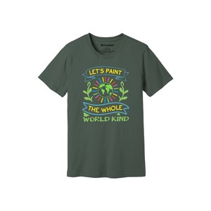 Camiseta de algodón 100% con temas de bondad, estampado de estilo informal, 12 opciones de color, 160-180, colocación de diseño personalizable GSM pesado - Product Image 5