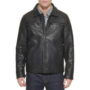 Chaqueta de Invierno de Cuero Genuino Duradera Más Vendida para Adultos, Servicios OEM, Precio Bajo, Ropa Casual para Hombre, Transpirable y Resistente al Viento - Product Image 1