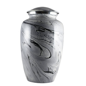 Urnes de crémation zen asiatiques de luxe en aluminium faites à la main de nouveau design pour adultes Vase de table décoratif à bas prix pour hommes femmes - Product Image 1