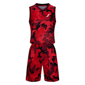 Uniforme de Baloncesto Transpirable de Alta Calidad, Nuevo Estilo, 100% Poliéster, Jersey y Pantalones Cortos Deportivos - Product Image 1