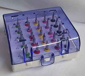 Kit de Fresas Cónicas para Implantes Dentales para la Preparación del Sitio del Implante - Product Image 4