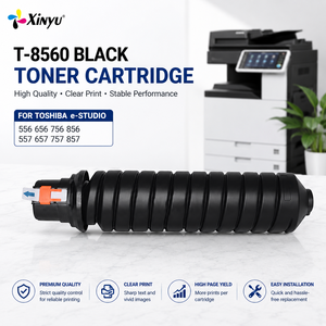 Cartucho de Tóner Negro XinYu T-8560 para Toshiba E-Studio 556 656 756 856 557 657 757 <span class=keywords><strong>857</strong></span> T-8560C, Kit de Tóner Láser para Copiadora - Product Image 1