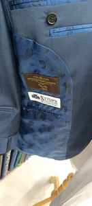 VBC #211 Trajes de negocios de tela italiana Estilo frontal plisado Tallas grandes Transpirable-para uso profesional - Product Image 5