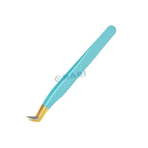 Nouvelle pince à cils à isolation forte de marque privée boîte personnalisée pointe en fibre pour pince à épiler à extension de cils grossiste outils de beauté - Product Image 1