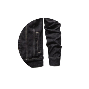 Meilleur design Veste en jean pour hommes Tenue décontractée pour l'extérieur 100% coton sur mesure Confortable à porter Vestes en jean classiques pour hommes - Product Image 6