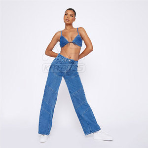 Sujetador de Jeans para Mujer, Elegante, Transpirable y Sexy, Diseño Sólido, Tejido 100% Algodón, con Aros, Elegante, Moderno y a la Moda - Product Image 6