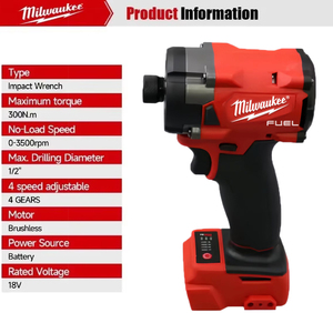 Prix de gros - Perceuse-<span class=keywords><strong>visseuse</strong></span> électrique <span class=keywords><strong>Milwaukee</strong></span> <span class=keywords><strong>M18</strong></span> FUEL 1/4'' pour la réparation automobile, la construction, <span class=keywords><strong>visseuse</strong></span> électrique - Product Image 1