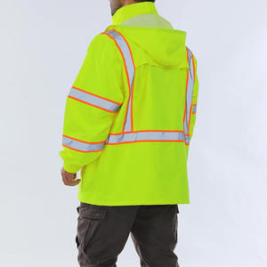 Vestes de sécurité personnalisables haute visibilité pour hommes Meilleure fabrication de haute qualité Conception personnalisée pour les uniformes de travail - Product Image 5