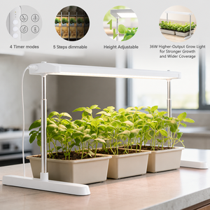 Barre de culture LED 36W à spectre complet réglable pour jardin intérieur avec support – Stock entrepôt US prêt à être expédié - Product Image 2