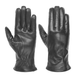 Haute qualité hommes en peau de mouton véritable cuir plein doigt gants automne hiver chaud écran tactile en plein air décontracté fête sport - Product Image 1