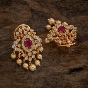 Pendientes de Moda con Forma de Flor de Circonio para Bodas, Modelo 173176 - Product Image 4