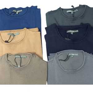 เสื้อสเวตเตอร์แบบสวมหัวแขนยาวคอกลมทรงสลิมฟิตสำหรับผู้ชายผ้านุ่มสบายกันหดสำหรับฤดูหนาวสินค้าขายส่งจากบังคลาเทศ - Product Image 4