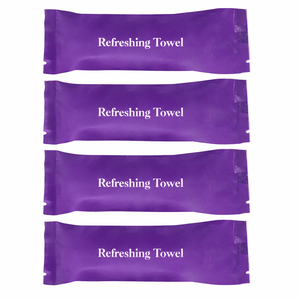 Serviettes humides jetables en microfibre parfumées au thé blanc personnalisées 23x23cm pour l'hôtellerie, les restaurants, les hôtels - Directement du fabricant - Product Image 1