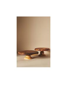 Support en bois pour gâteau de mariage classique, parfait pour la présentation de produits de boulangerie sur des thèmes de célébration traditionnelle ou pour des cadeaux élégants - Product Image 1