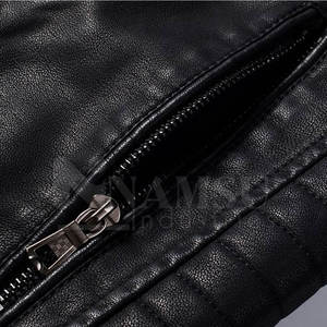 2025 veste en cuir de bonne qualité High Street pour hommes couleur personnalisée 100% veste en cuir pour hommes à vendre - Product Image 5