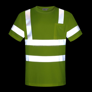 Work Wear Safety Clothing Construction Working Uniform Long Sleeve <b>Hi</b> <b>Vis</b> Reflective Road Safety <b>T</b> <b>Shirt</b> Men Wholesale Price - Product Image 5