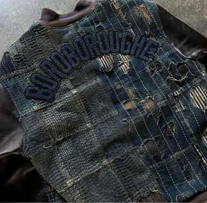 Modern <b>Quilted</b> Varsity Jacket with Stand Collar Premium Cotton Blend Adjustable Cuffs & Hem Thin <b>Thickness</b> - Product Image 4