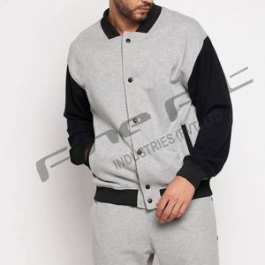 Blouson aviateur léger Varsity pour hommes Vêtements d'extérieur de haute qualité avec col montant Logo avant Matériau intérieur souple Fabriqué au Pakistan - Product Image 5