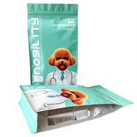 1kg 5kg Pochettes pour aliments pour animaux de compagnie de haute qualité étanches à l'humidité et à huit côtés Sacs à fermeture éclair en feuille d'aluminium imprimés sur mesure