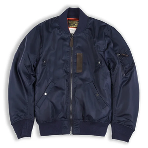 Chaqueta de bombardero bordada informal para hombre, chaqueta personalizada transpirable y cortavientos - Product Image 4