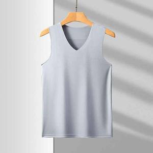 Camisetas de Tirantes Deportivas Personalizadas de Algodón Tejido, Transpirables, para Hombre, Talla Grande, con Logotipo Personalizado, Color, Estilo Urbano - Product Image 5