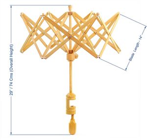 Textile hêtre fabriqué Premium fil poli Swift avec écheveaux et écheveaux | Tricot crochet et filature enrouleurs et accessoires - Product Image 3