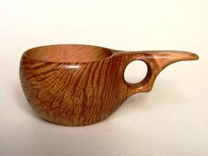 100% tasse en bois naturel pour bière et barware et dessus de table avec poignée tasse à bière tasse à café à boire à la main - Product Image 3