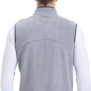 Chaleco transpirable para hombre, chaleco acolchado con capucha y forro polar extraíble para exteriores, chaleco ligero sin mangas de invierno, chaleco personalizado - Product Image 4