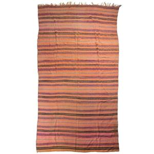 Couverture marocaine faite à la main, authentique artisanat berbère, couverture douce tissée à motifs tribaux, décoration d'intérieur, cadeau - Product Image 1